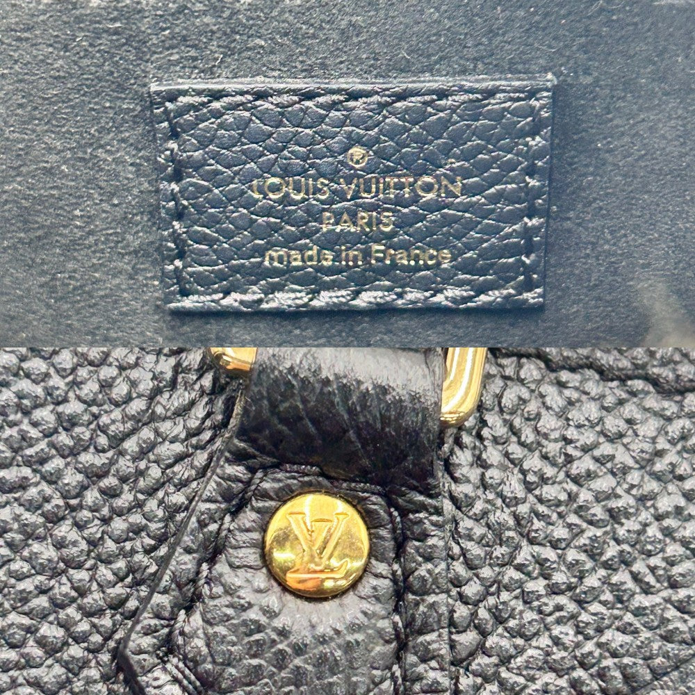 【開店SALE】 LOUIS VUITTON ルイヴィトン 2WAY モノグラムアンプラント プティットサックプラ ミニショルダーバッグ ハンドバッグ ポシェット ブラック 黒 M80478 ノワール ゴールド金具 レディース【中古品】