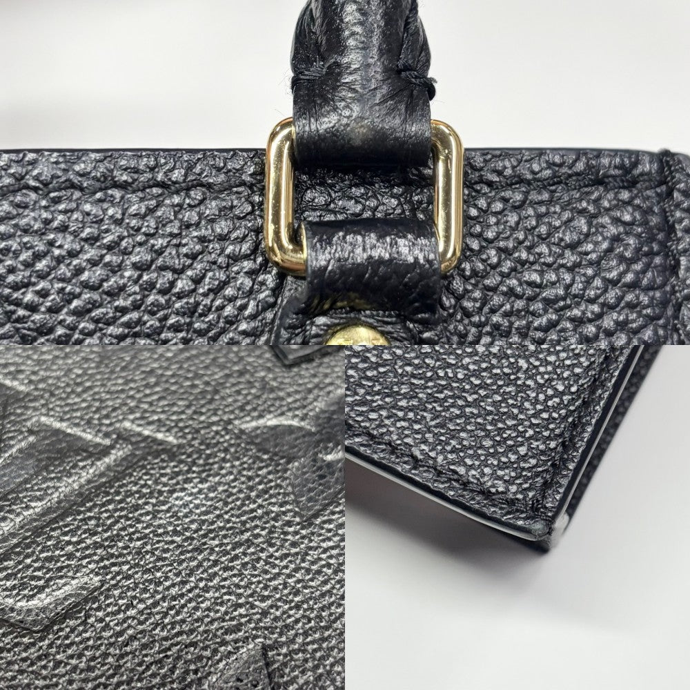 【開店SALE】 LOUIS VUITTON ルイヴィトン 2WAY モノグラムアンプラント プティットサックプラ ミニショルダーバッグ ハンドバッグ ポシェット ブラック 黒 M80478 ノワール ゴールド金具 レディース【中古品】