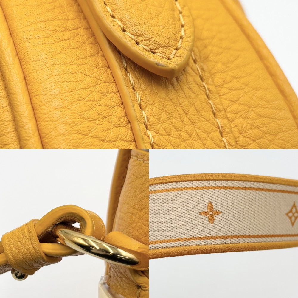 【開店SALE】 LOUIS VUITTON ルイヴィトン ショルダーバッグ ポンヌフソフトPM オレンジ かばん 鞄 M58729 レザー サンビーム ゴールド金具 レディース【中古品】