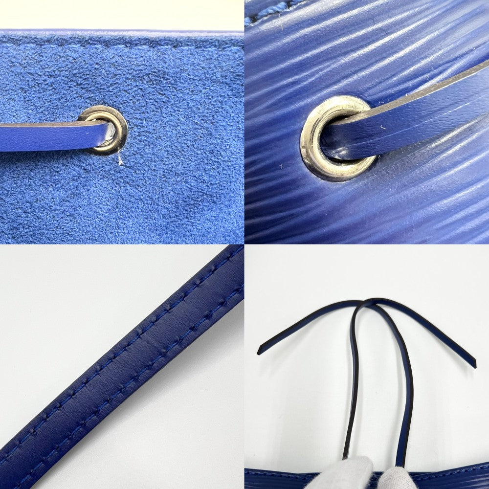 LOUIS VUITTON ルイヴィトン ショルダーバッグ エピ ナノノエ ミニバッグ 青 M42572 ブルーベリー シルバー金具 レディース【中古品】