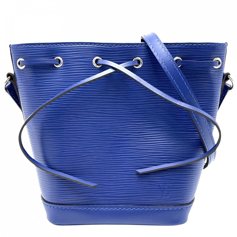 LOUIS VUITTON ルイヴィトン ショルダーバッグ エピ ナノノエ ミニバッグ 青 M42572 ブルーベリー シルバー金具 レディース【中古品】