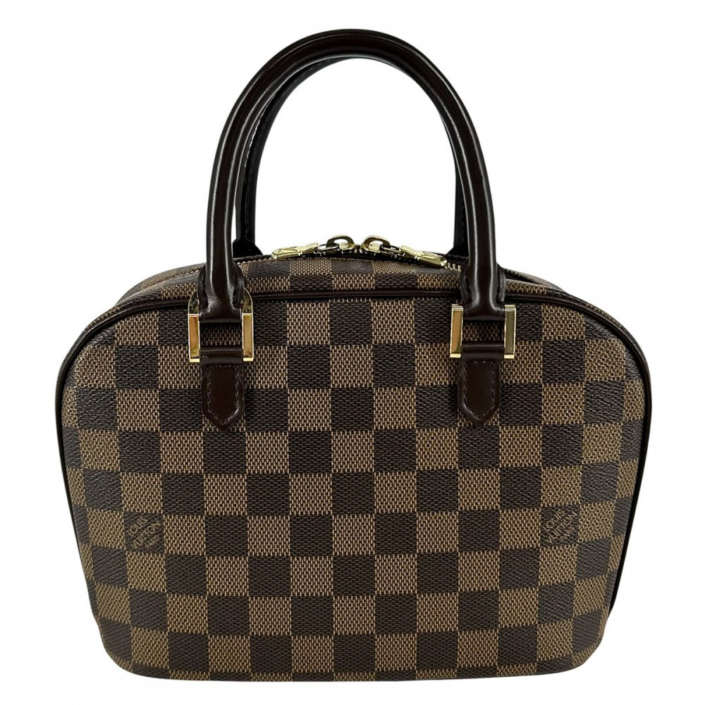 【開店SALE】 LOUIS VUITTON ルイヴィトン ハンドバッグ サリアミニ 小さめ かばん 鞄 N51286 ダミエキャンバス ブラウン 茶 ゴールド金具 レディース【中古品】