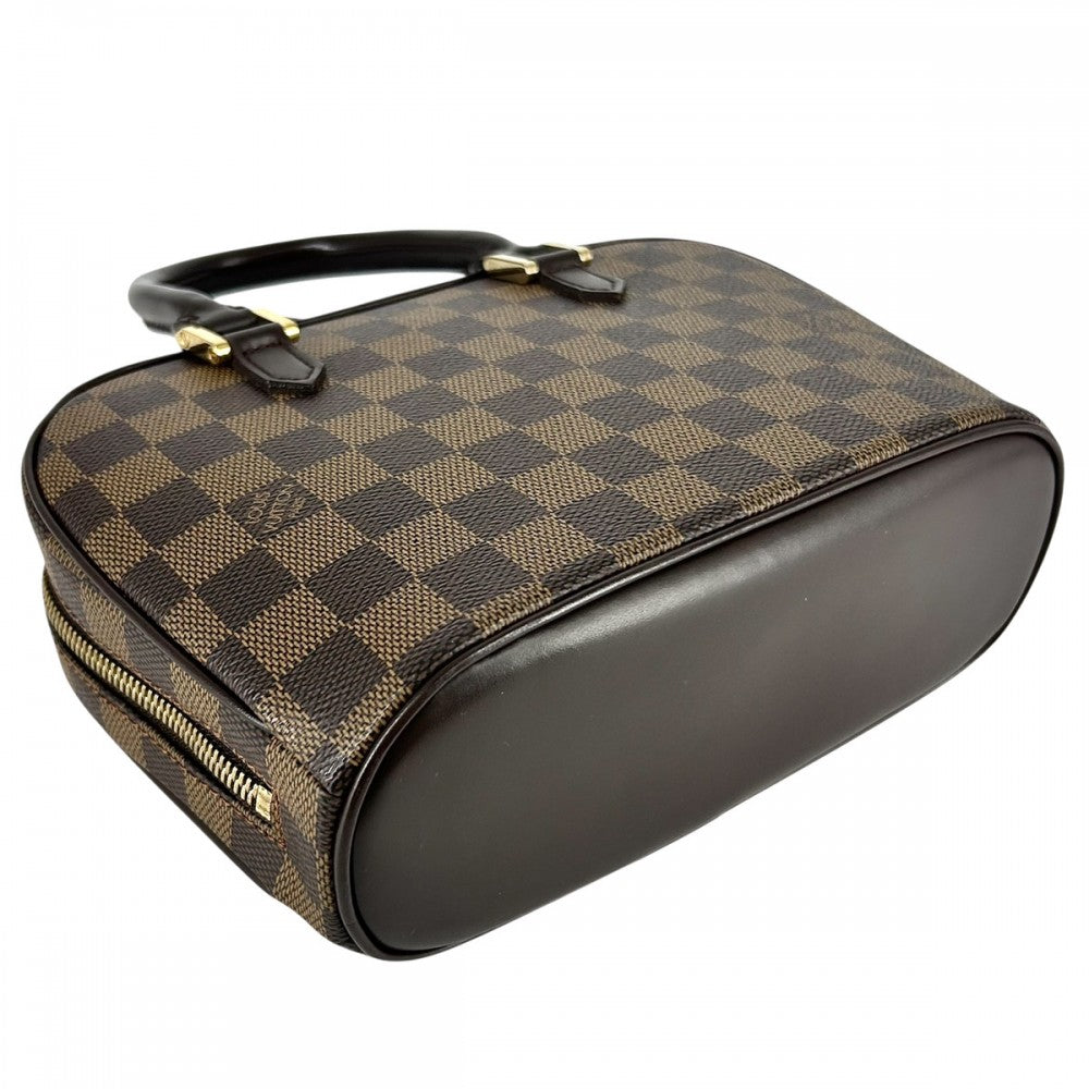 【開店SALE】 LOUIS VUITTON ルイヴィトン ハンドバッグ サリアミニ 小さめ かばん 鞄 N51286 ダミエキャンバス ブラウン 茶 ゴールド金具 レディース【中古品】
