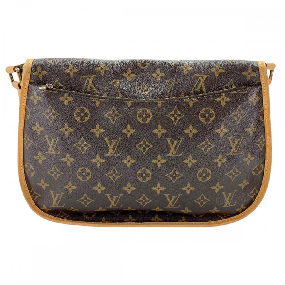 【開店SALE】 LOUIS VUITTON ルイヴィトン ショルダーバッグ メッセンジャーバッグ メニルモンタンMM M40473 モノグラムキャンバス ブラウン 茶 ゴールド金具 レディース【中古品】