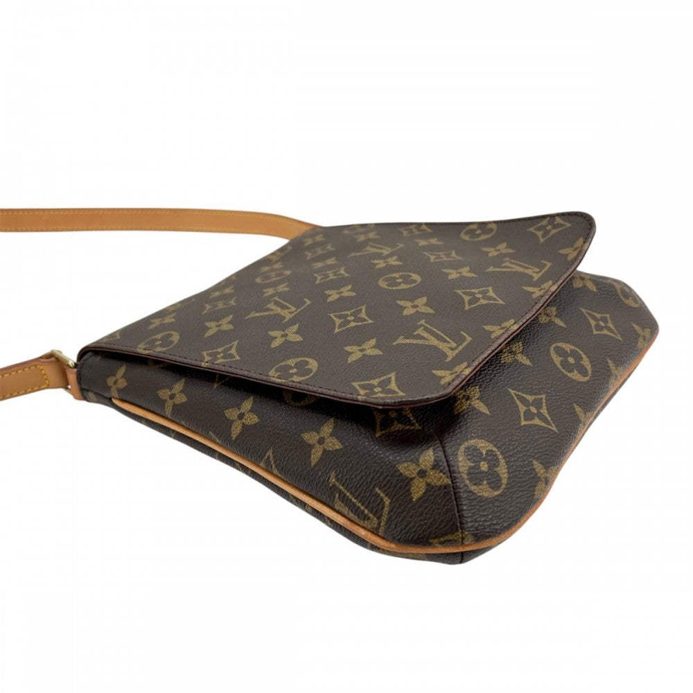 LOUIS VUITTON ルイヴィトン ショルダーバッグ ミュゼットサルサ ショートショルダー M51258 モノグラムキャンバス ブラウン 茶 ゴールド金具 レディース【中古品】