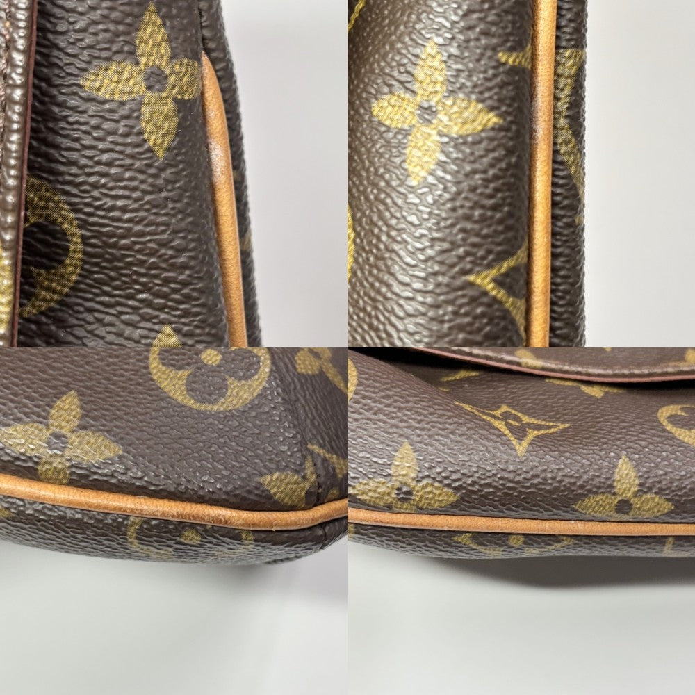 LOUIS VUITTON ルイヴィトン ショルダーバッグ ミュゼットサルサ ショートショルダー M51258 モノグラムキャンバス ブラウン 茶 ゴールド金具 レディース【中古品】