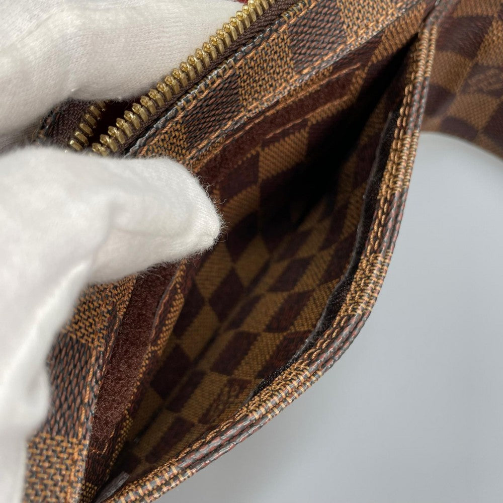 LOUIS VUITTON ルイヴィトン ボディバッグ ジェロニモス N51994 ダミエキャンバス ブラウン 茶 ゴールド金具 メンズ【中古品】