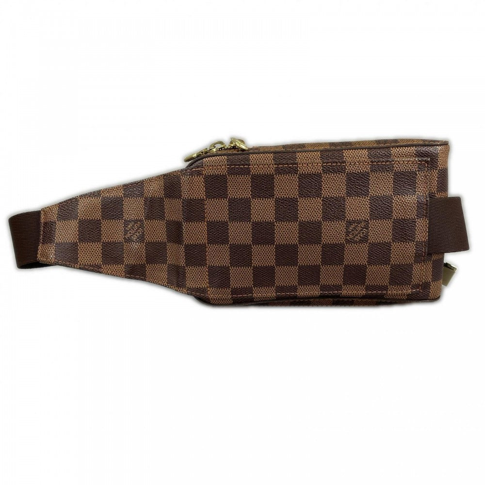 LOUIS VUITTON ルイヴィトン ボディバッグ ジェロニモス N51994 ダミエキャンバス ブラウン 茶 ゴールド金具 メンズ【中古品】