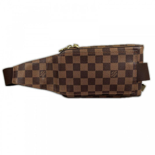 LOUIS VUITTON ルイヴィトン ボディバッグ ジェロニモス N51994 ダミエキャンバス ブラウン 茶 ゴールド金具 メンズ【中古品】