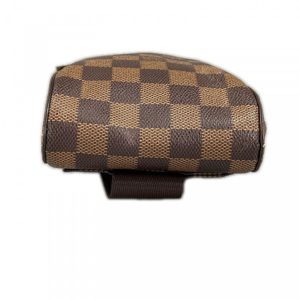 LOUIS VUITTON ルイヴィトン ボディバッグ ジェロニモス N51994 ダミエキャンバス ブラウン 茶 ゴールド金具 メンズ【中古品】