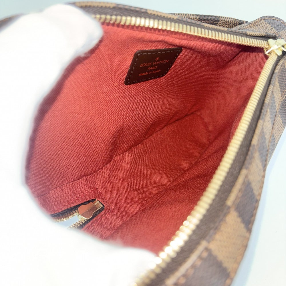 【開店SALE】 LOUIS VUITTON ルイヴィトン ボディバッグ ジェロニモス ウエストポーチ Geronimos　 N51994 ダミエキャンバス ブラウン 茶 ゴールド金具 メンズ【中古品】