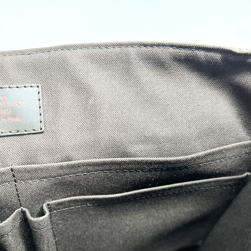 LOUIS VUITTON ルイヴィトン ショルダーバッグ ダミエ ディストリクトMM N41212 ブラウン 茶 ゴールド金具 ユニセックス【中古品】