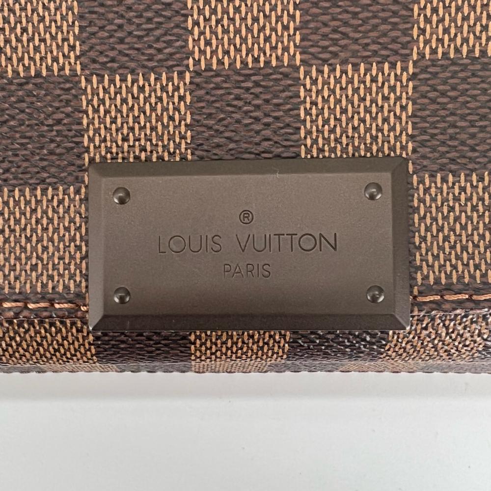 LOUIS VUITTON ルイヴィトン ショルダーバッグ ダミエ ディストリクトMM N41212 ブラウン 茶 ゴールド金具 ユニセックス【中古品】