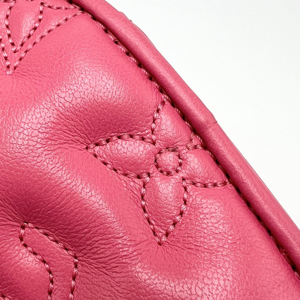 LOUIS VUITTON ルイヴィトン 2WAY モノグラム ポップマイハートポーチ ショルダーバッグ ミニバッグ バブルグラム ポーチ M81893 レザー ピンク ゴールド金具 レディース【中古品】