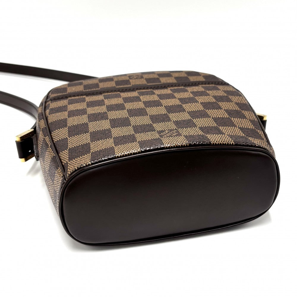 【開店SALE】 LOUIS VUITTON ルイヴィトン ショルダーバッグ イパネマPM 鞄 かばん N51294 ダミエキャンバス ブラウン 茶 ゴールド金具 レディース【中古品】