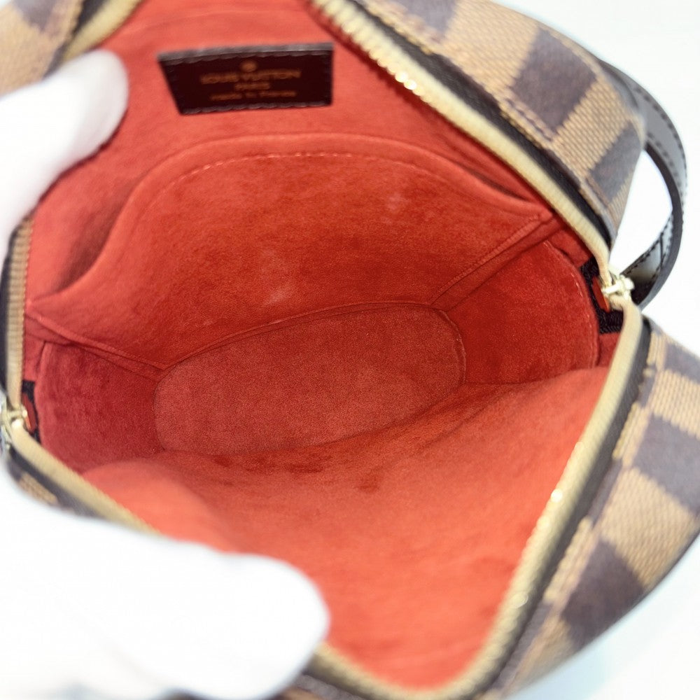 【開店SALE】 LOUIS VUITTON ルイヴィトン ショルダーバッグ イパネマPM 鞄 かばん N51294 ダミエキャンバス ブラウン 茶 ゴールド金具 レディース【中古品】