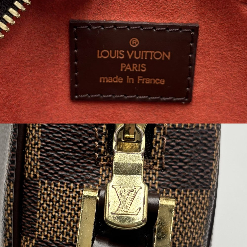 【開店SALE】 LOUIS VUITTON ルイヴィトン ショルダーバッグ イパネマPM 鞄 かばん N51294 ダミエキャンバス ブラウン 茶 ゴールド金具 レディース【中古品】
