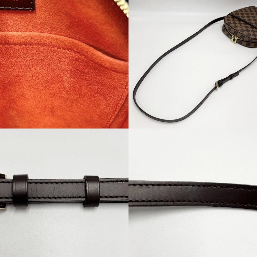 【開店SALE】 LOUIS VUITTON ルイヴィトン ショルダーバッグ イパネマPM 鞄 かばん N51294 ダミエキャンバス ブラウン 茶 ゴールド金具 レディース【中古品】