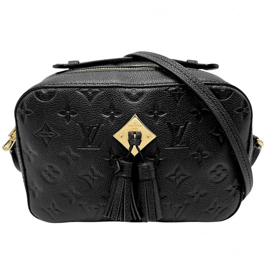 LOUIS VUITTON ルイヴィトン 2WAY サントンジュ ハンドバッグ ショルダーバッグ ブラック 黒 M44593 モノグラムアンプラント ノワール ゴールド金具 レディース【中古品】