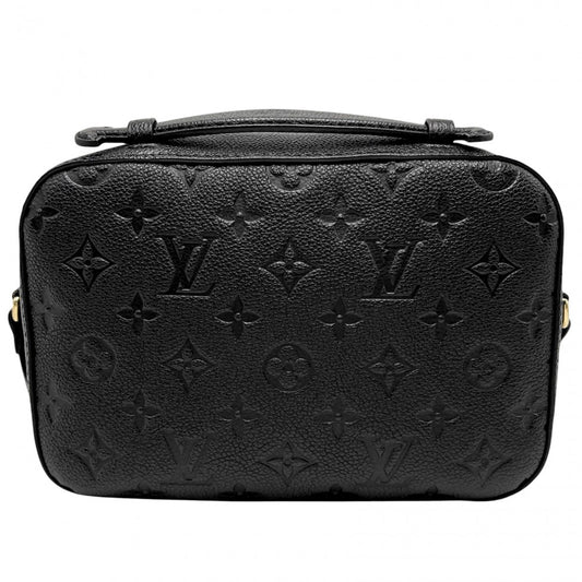 LOUIS VUITTON ルイヴィトン 2WAY サントンジュ ハンドバッグ ショルダーバッグ ブラック 黒 M44593 モノグラムアンプラント ノワール ゴールド金具 レディース【中古品】