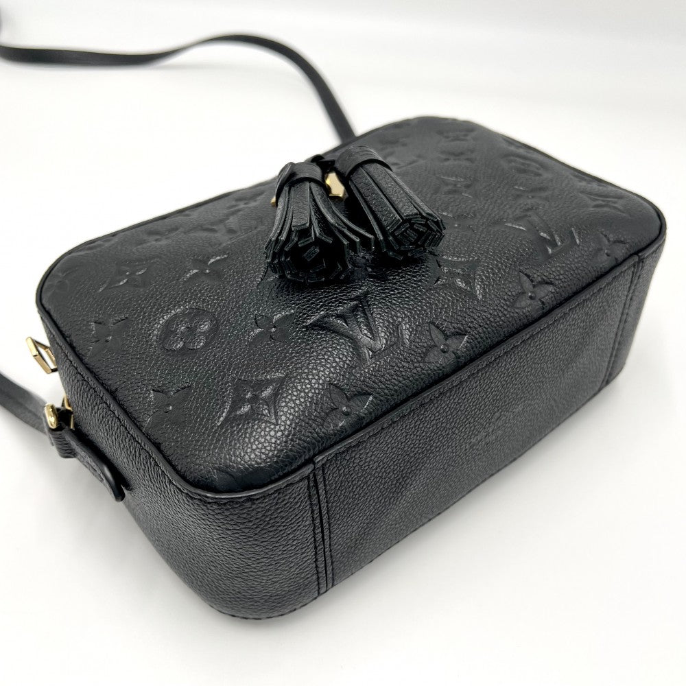 LOUIS VUITTON ルイヴィトン 2WAY サントンジュ ハンドバッグ ショルダーバッグ ブラック 黒 M44593 モノグラムアンプラント ノワール ゴールド金具 レディース【中古品】