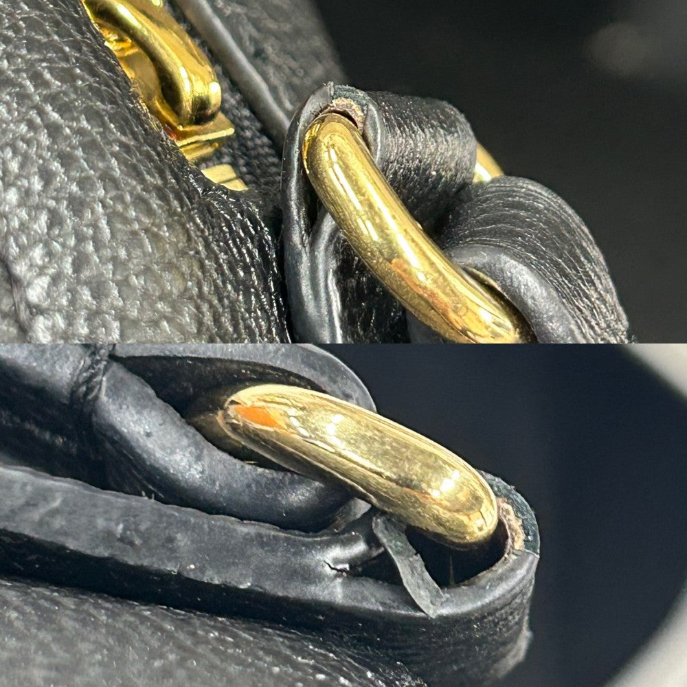 LOUIS VUITTON ルイヴィトン 2WAY サントンジュ ハンドバッグ ショルダーバッグ ブラック 黒 M44593 モノグラムアンプラント ノワール ゴールド金具 レディース【中古品】
