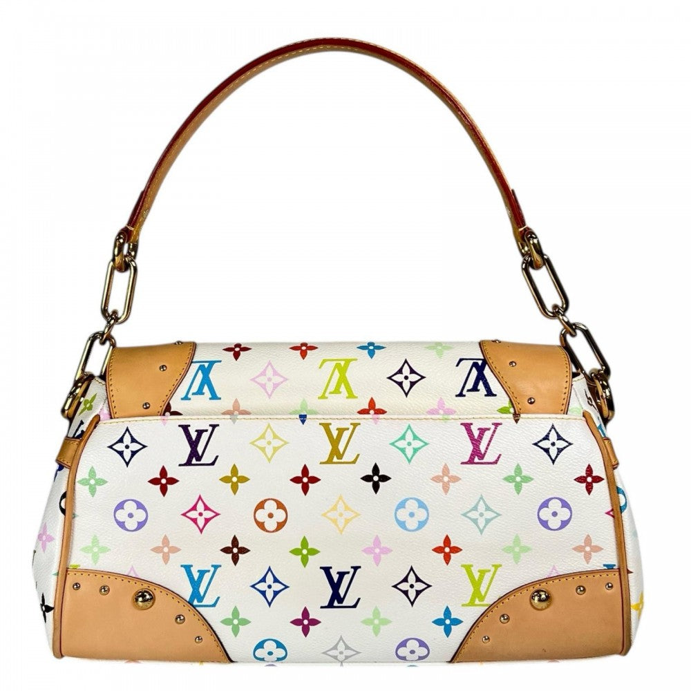 LOUIS VUITTON ルイヴィトン ショルダーバッグ ビバリーMM M40203 コーティングキャンバス マルチカラー ゴールド金具 レディース【中古品】