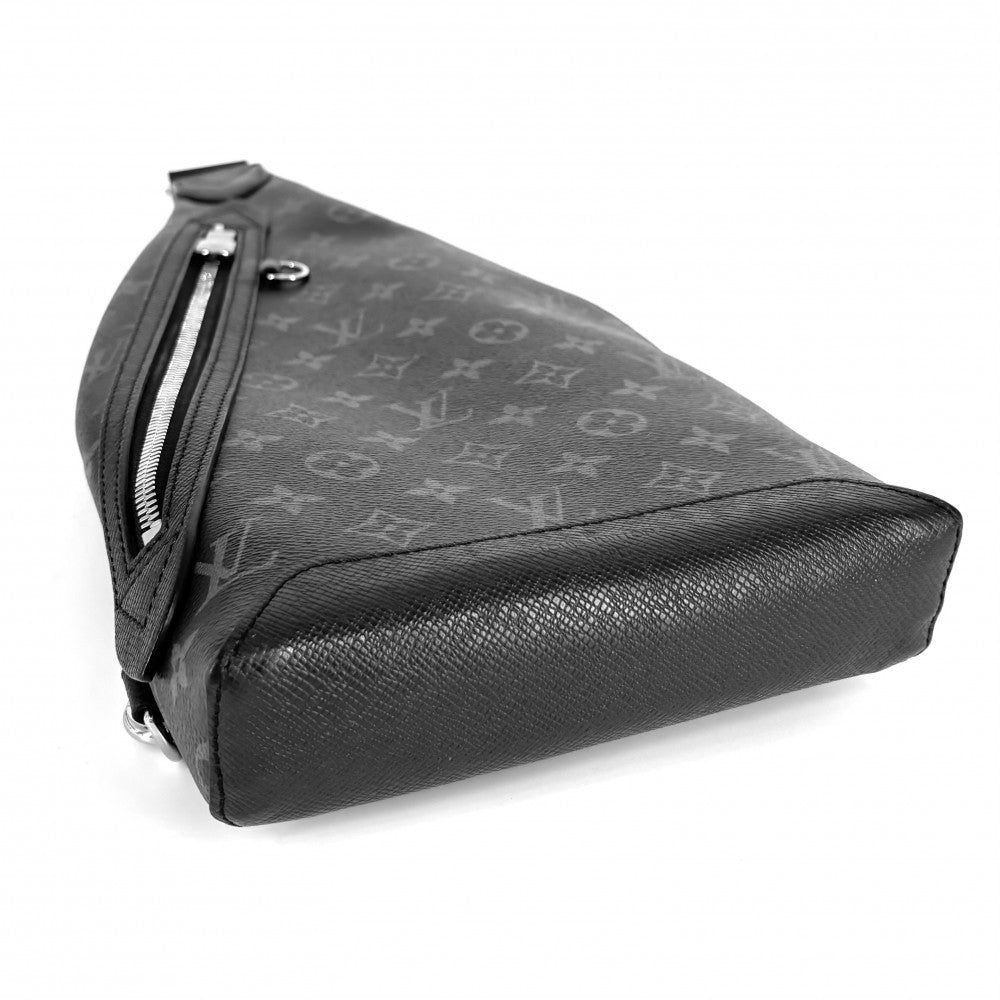 LOUIS VUITTON ルイヴィトン ボディバッグ デュオスリングバッグ クロスボディバッグ M30936 モノグラムエクリプス タイガラマ ブラック 黒 シルバー金具 メンズ【中古品】