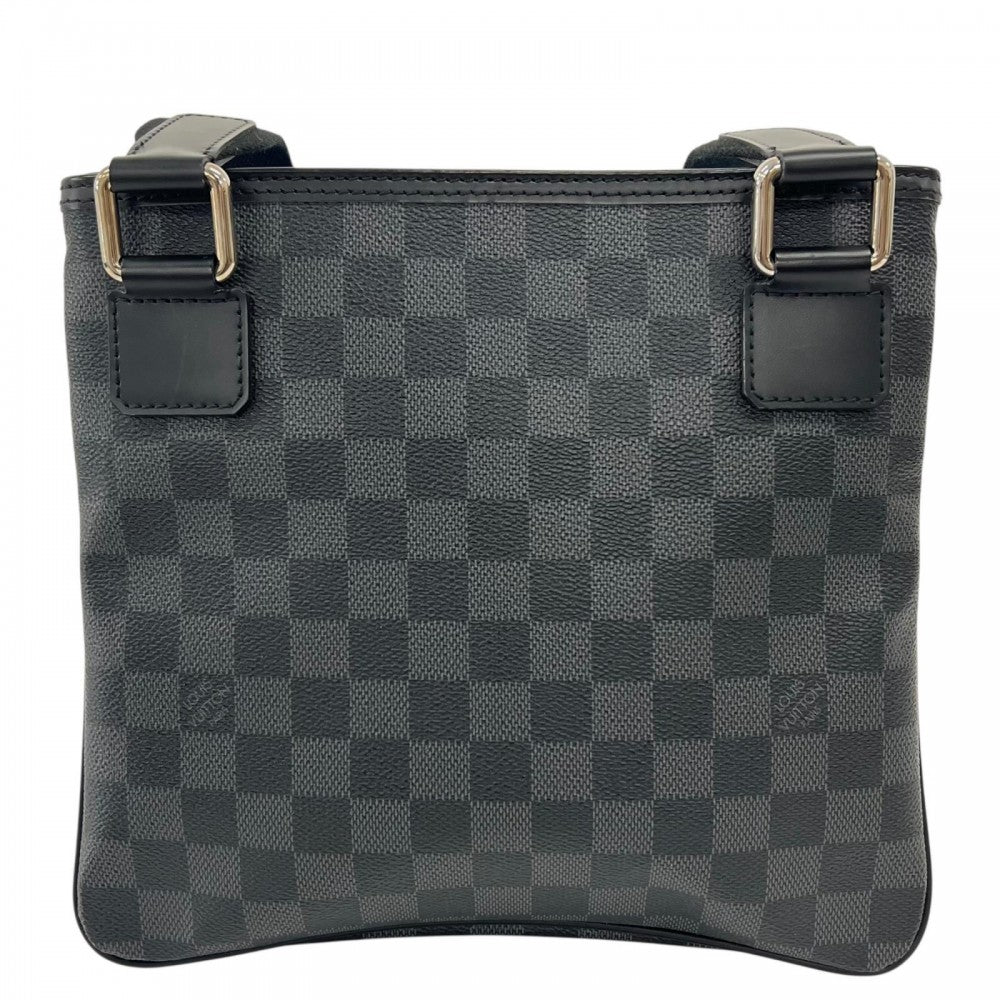 LOUIS VUITTON ルイヴィトン ショルダーバッグ トマス N58028 ダミエグラフィットキャンバス ブラック 黒 シルバー金具 メンズ【中古品】