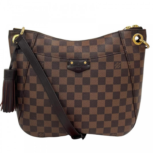LOUIS VUITTON ルイヴィトン ショルダーバッグ サウスバンク N42230 ダミエキャンバス ブラウン 茶 ゴールド金具 レディース【中古品】
