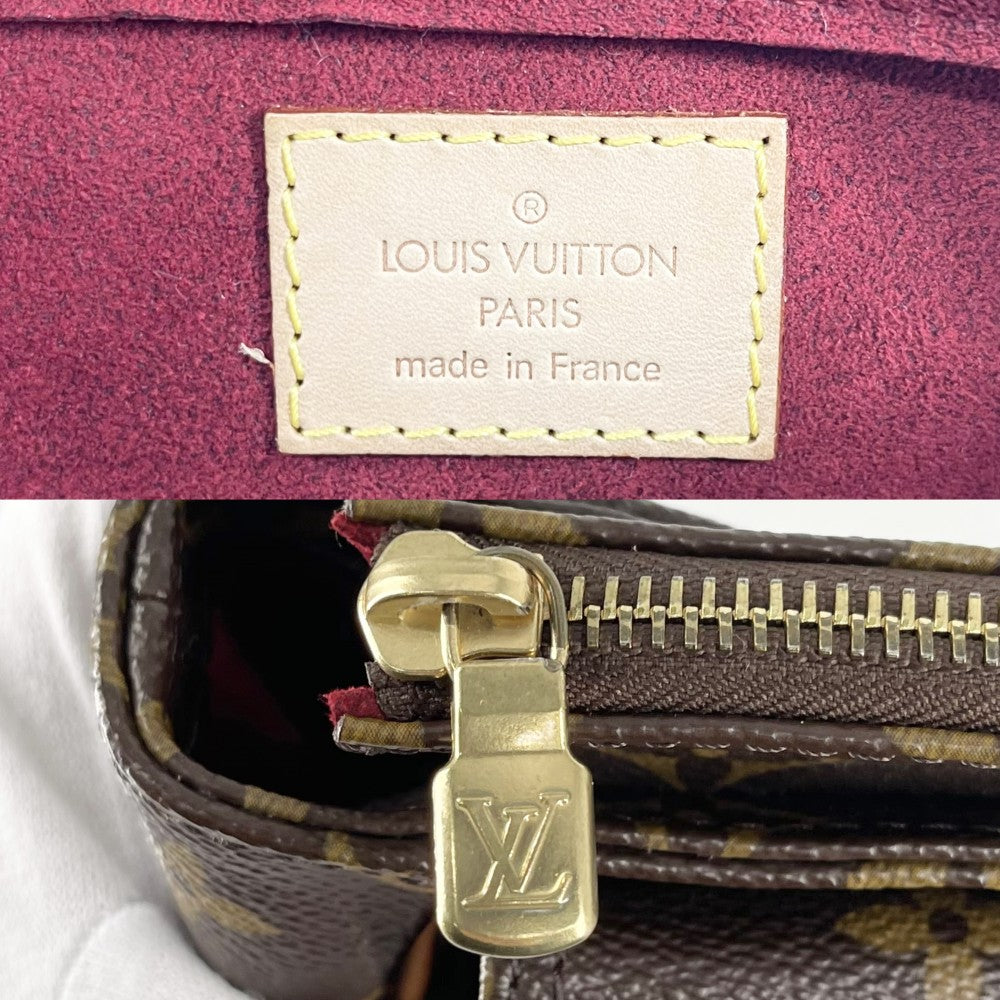 LOUIS VUITTON ルイヴィトン ショルダーバッグ モノグラム ヴィバシテGM セミショルダーバッグ M51163 ブラウン 茶 ゴールド金具 レディース【中古品】