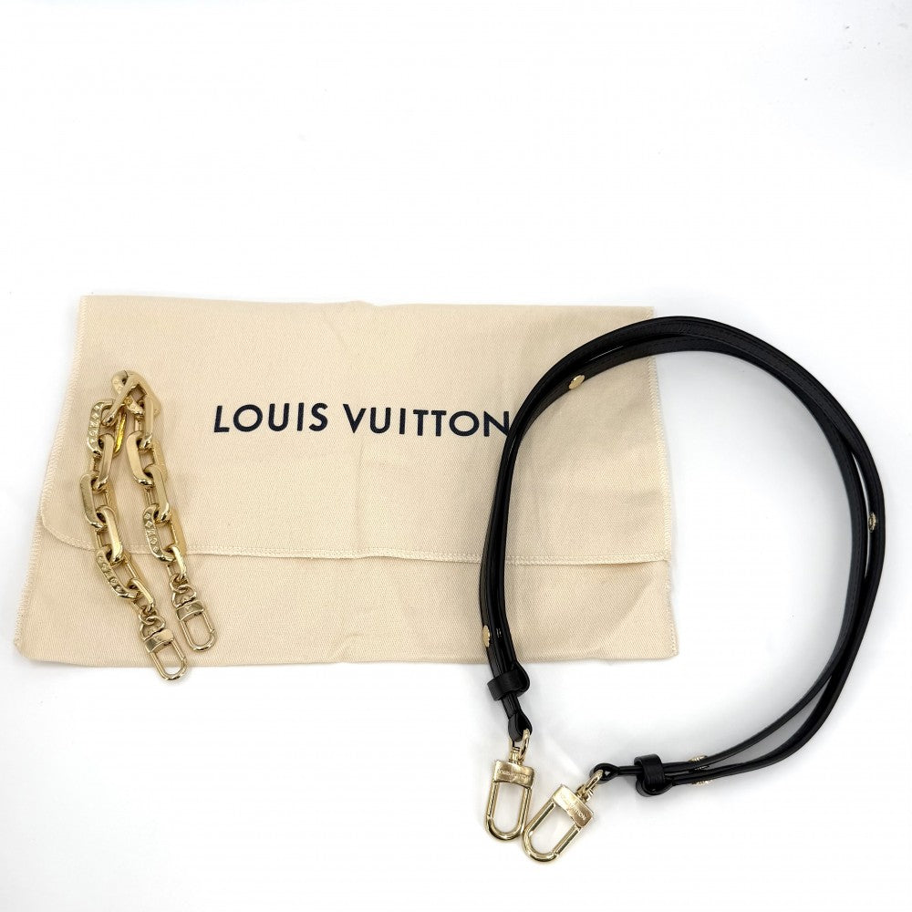 【開店SALE】 LOUIS VUITTON ルイヴィトン 2WAY ハンドバッグ ショルダーバッグ モノグラム ポシェットクッサン 小さめ ミニバッグ M83359 ラムレザー ブラック 黒 ゴールド金具 レディース【中古品】
