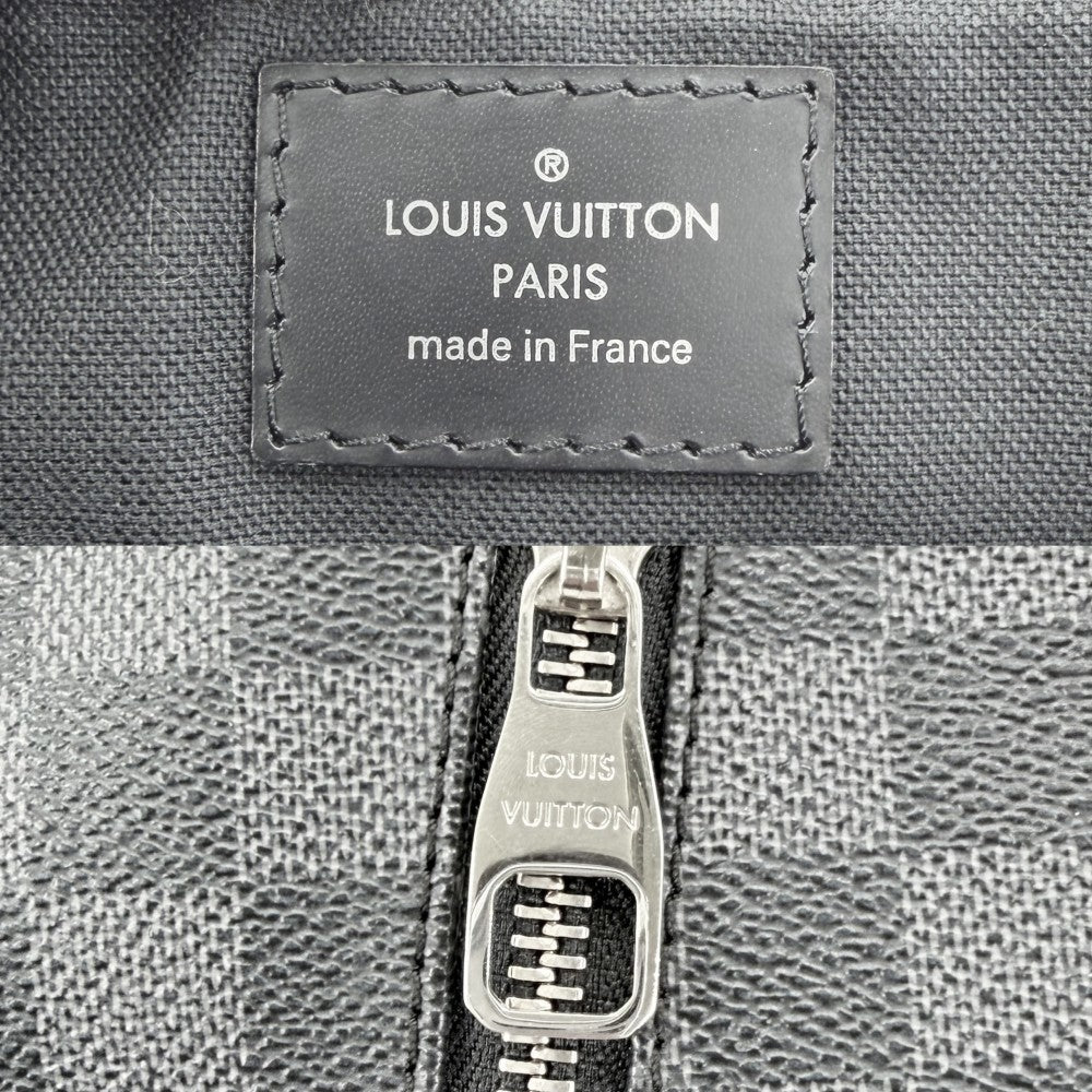 【開店SALE】 LOUIS VUITTON ルイヴィトン ショルダーバッグ ダミエグラフィット ミックPM N41211 ブラック 黒 シルバー金具 メンズ【中古品】