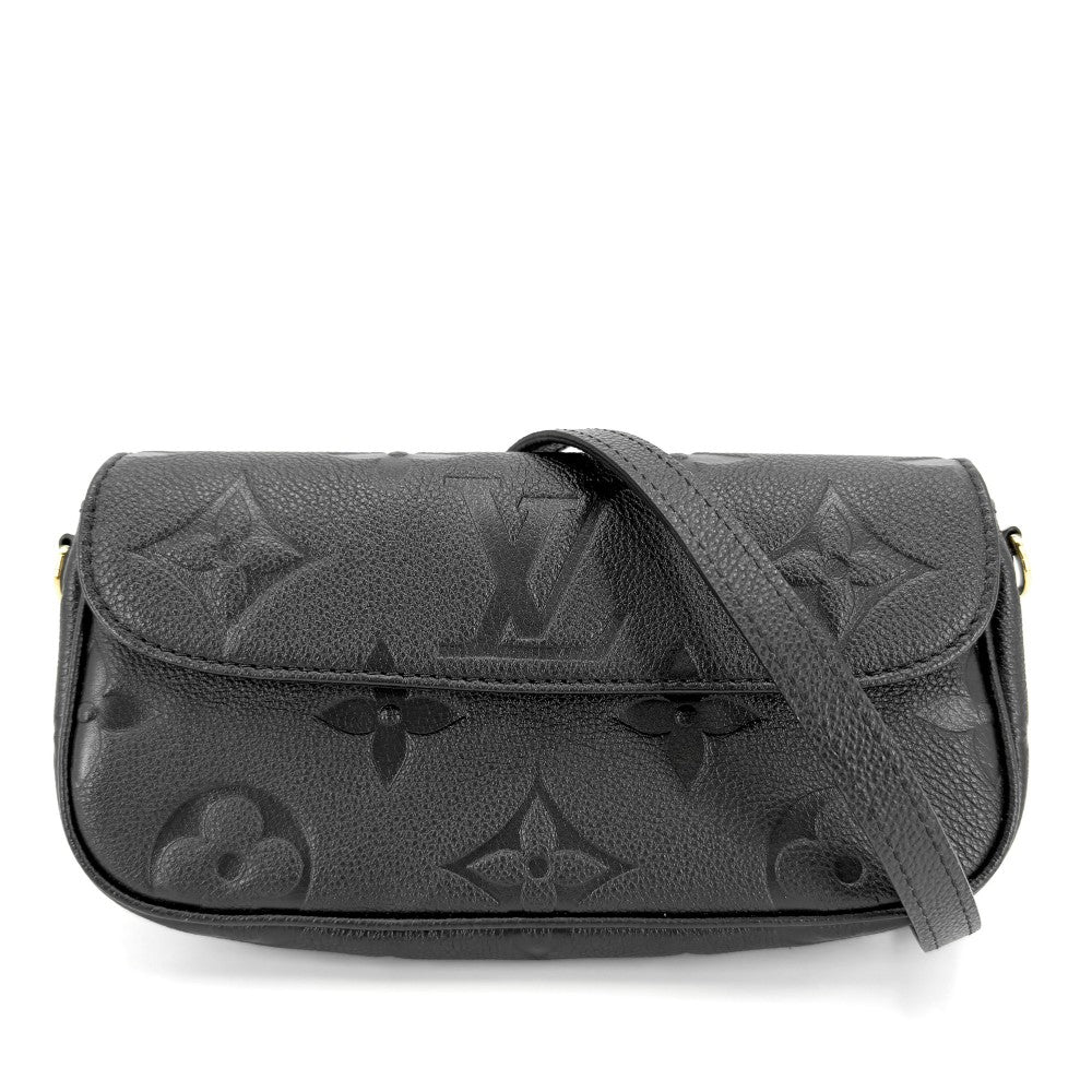 LOUIS VUITTON ルイヴィトン ショルダーバッグ モノグラムアンプラント ウォレット オン チェーン・アイビー 2WAY ブラック 黒 M82154 ノワール ゴールド金具 レディース【中古品】