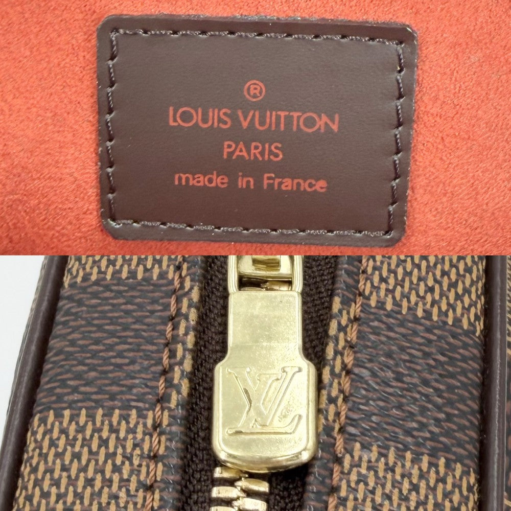 LOUIS VUITTON ルイヴィトン ショルダーバッグ ダミエ イパネマGM N51292 ブラウン 茶 ゴールド金具 レディース【中古品】