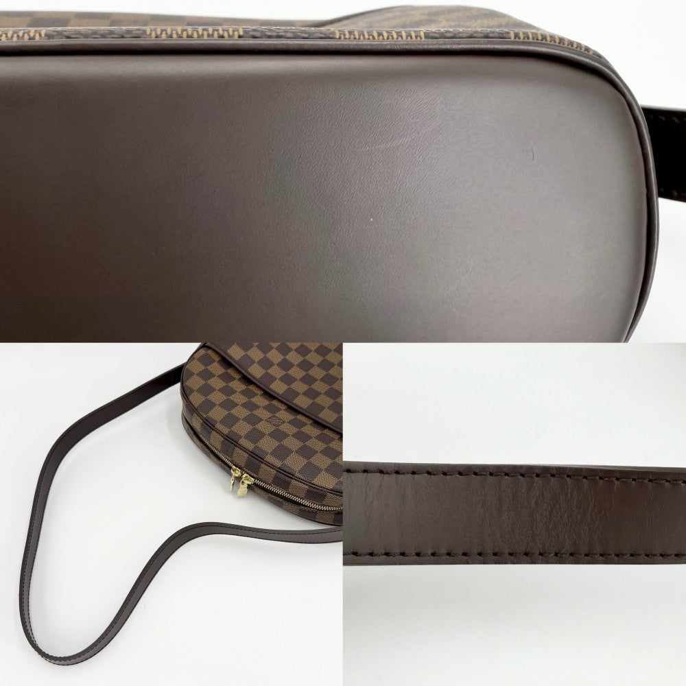 LOUIS VUITTON ルイヴィトン ショルダーバッグ ダミエ イパネマGM N51292 ブラウン 茶 ゴールド金具 レディース【中古品】