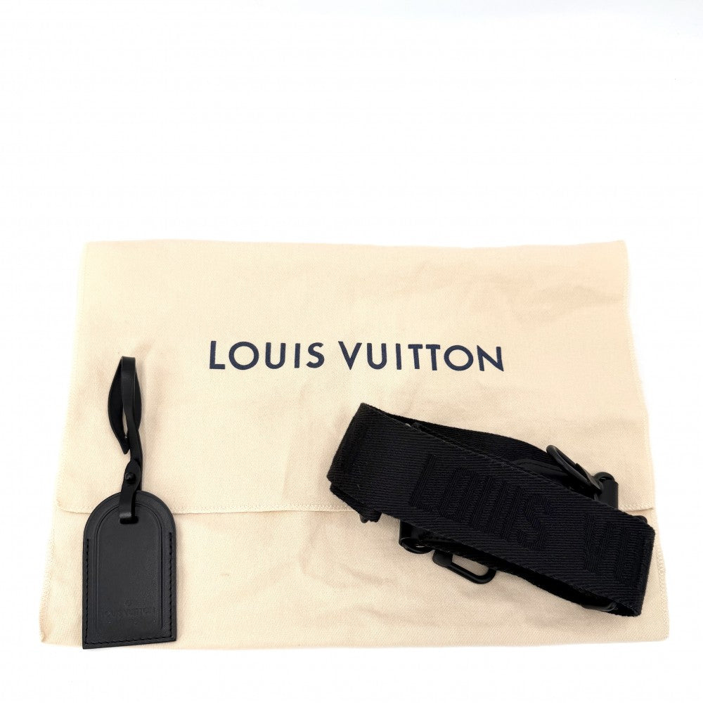 LOUIS VUITTON ルイヴィトン ショルダーバッグ モノグラムエクリプス ポシェットアクセソワールXL Pochette Accessoires M11741 ブラック 黒 ブラック金具 メンズ【中古品】