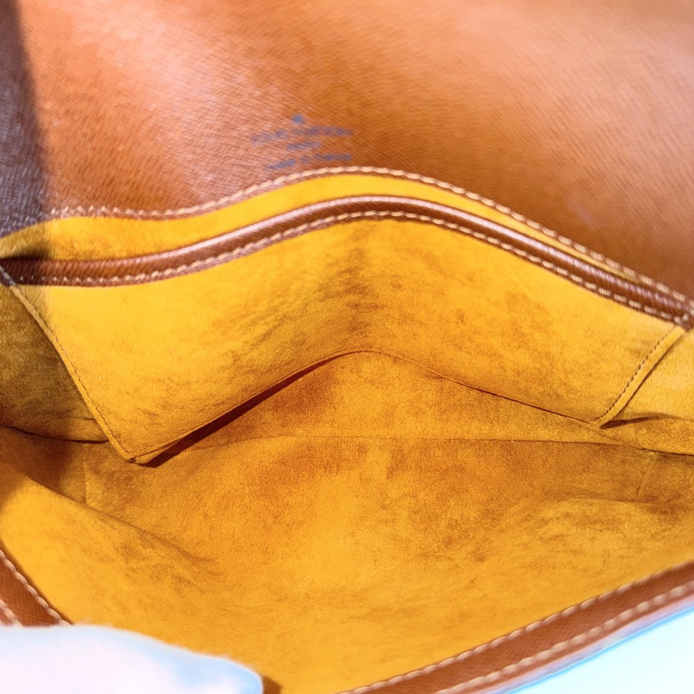 【開店SALE】 LOUIS VUITTON ルイヴィトン ショルダーバッグ ミュゼットタンゴ ショートストラップ M51257 モノグラムキャンバス ブラウン 茶 ゴールド金具 レディース【中古品】