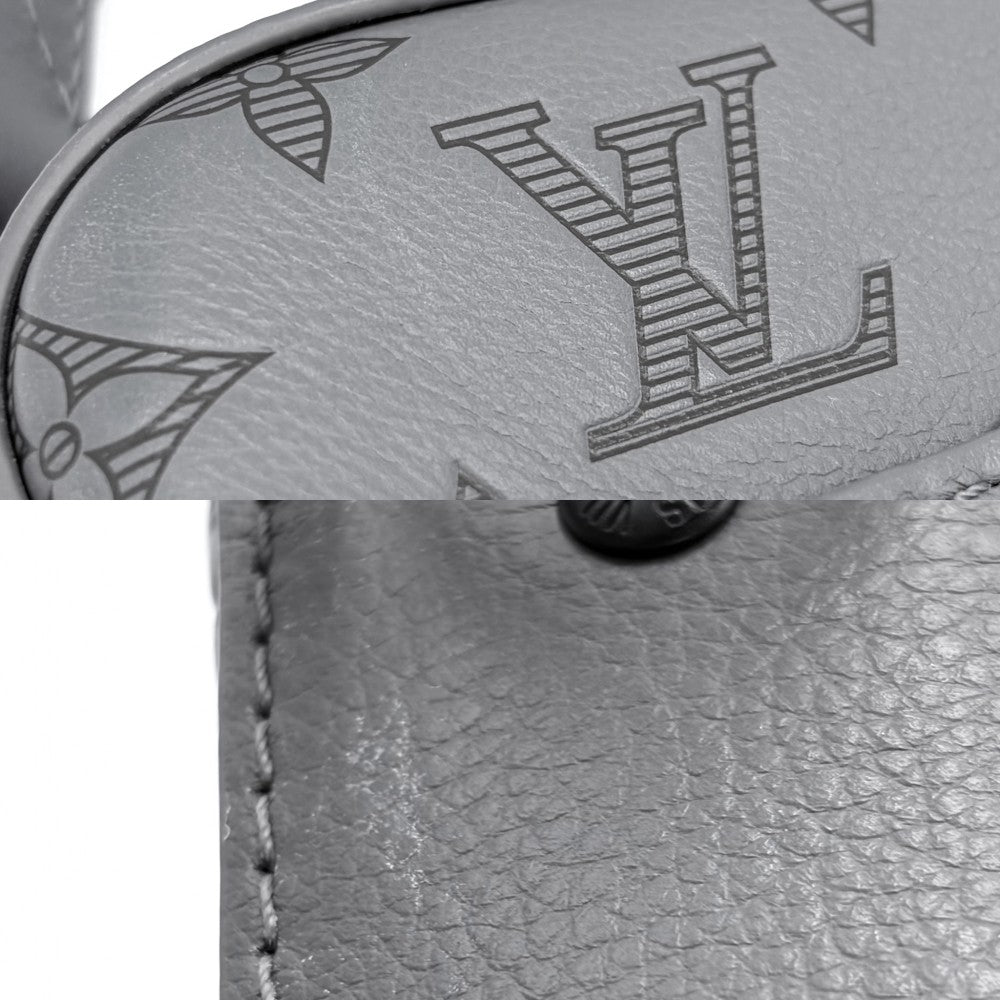 LOUIS VUITTON ルイヴィトン ショルダーバッグ モノグラムシャドウ トリオメッセンジャー M27185 アンスラサイトグレー ブラック金具 メンズ【中古品】
