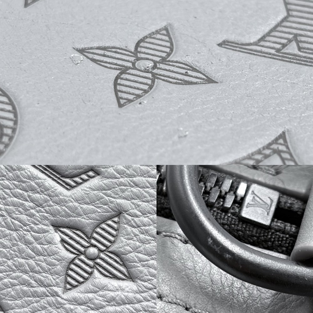 LOUIS VUITTON ルイヴィトン ショルダーバッグ モノグラムシャドウ トリオメッセンジャー M27185 アンスラサイトグレー ブラック金具 メンズ【中古品】