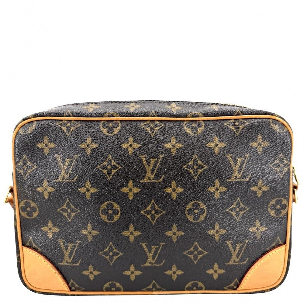 LOUIS VUITTON ルイヴィトン ショルダーバッグ モノグラム トロカデロ27 M51274 ブラウン 茶 ゴールド金具 レディース【中古品】