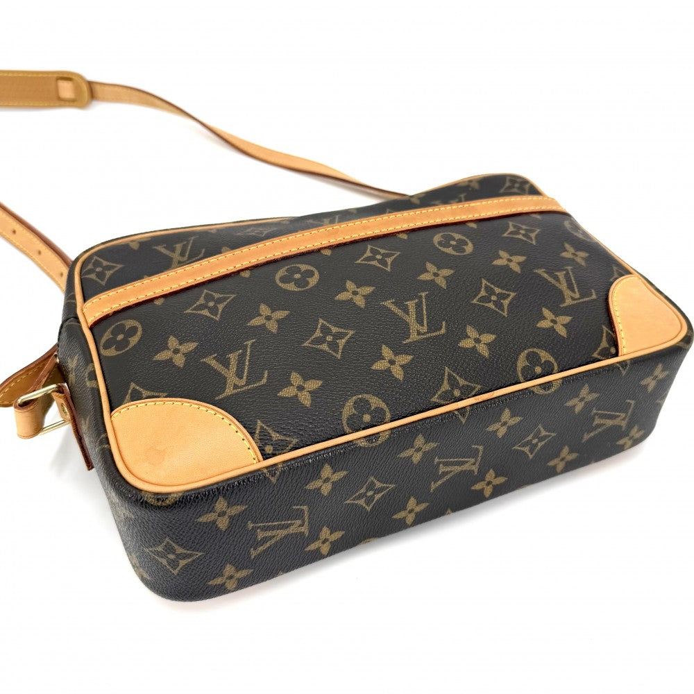 LOUIS VUITTON ルイヴィトン ショルダーバッグ モノグラム トロカデロ27 M51274 ブラウン 茶 ゴールド金具 レディース【中古品】