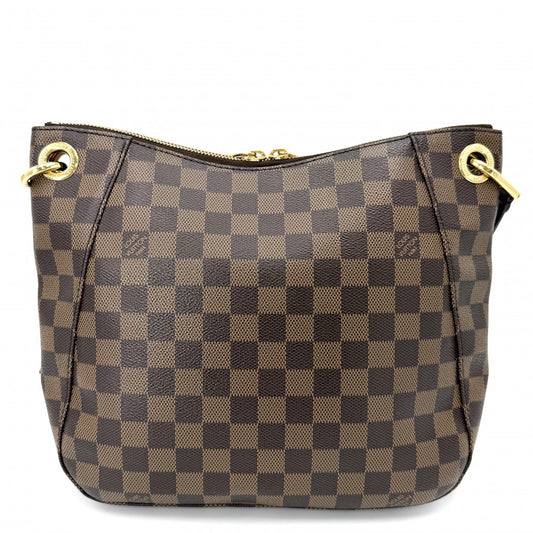 LOUIS VUITTON ルイヴィトン ショルダーバッグ ダミエ サウスバンク タッセル N42230 ブラウン 茶 ゴールド金具 レディース【中古品】