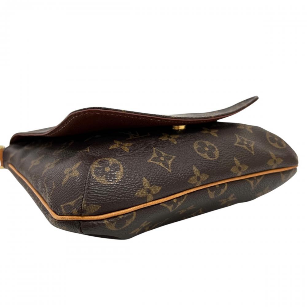 LOUIS VUITTON ルイヴィトン ショルダーバッグ ミュゼット・サルサ ロング ロングストラップ M51387 モノグラムキャンバス ブラウン 茶 ゴールド金具 レディース【中古品】