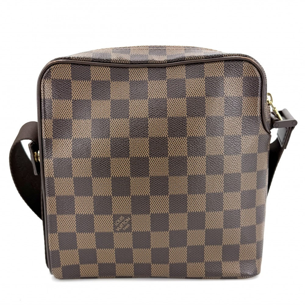 LOUIS VUITTON ルイヴィトン ショルダーバッグ オラフPM N41442 ダミエキャンバス ブラウン 茶 ゴールド金具 レディース【中古品】