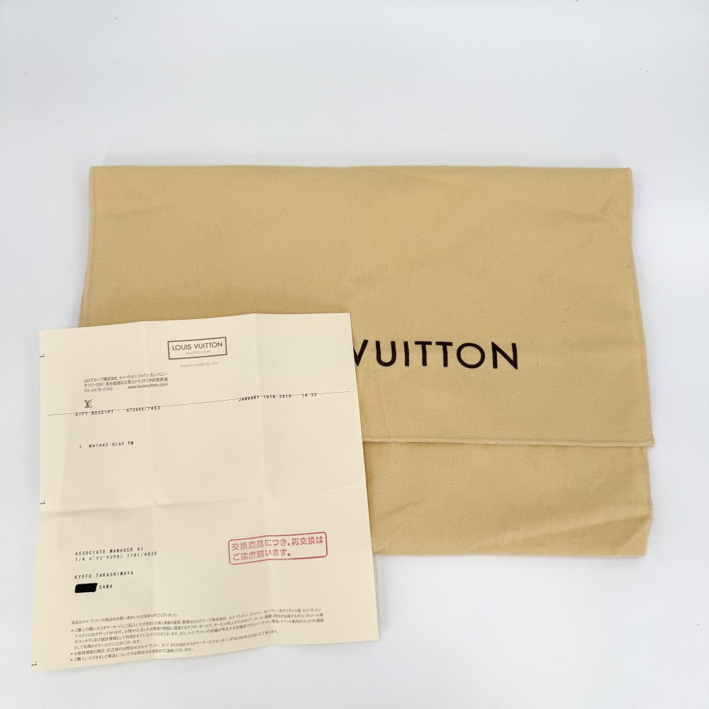 LOUIS VUITTON ルイヴィトン ショルダーバッグ オラフPM N41442 ダミエキャンバス ブラウン 茶 ゴールド金具 レディース【中古品】