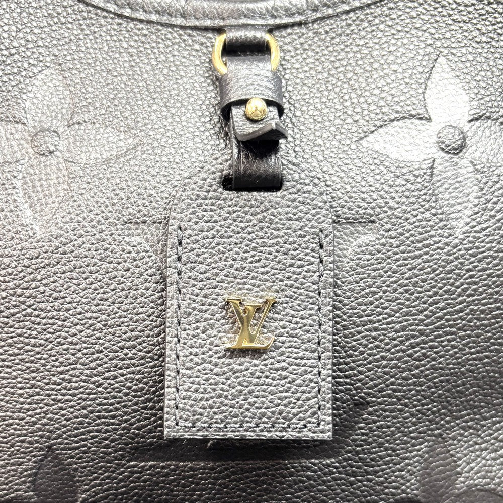 LOUIS VUITTON ルイヴィトン ショルダーバッグ キャリーオールジップ NM PM ハンドバッグ 2WAY M46288 モノグラムアンプラント ブラック 黒 ゴールド金具 レディース【中古品】