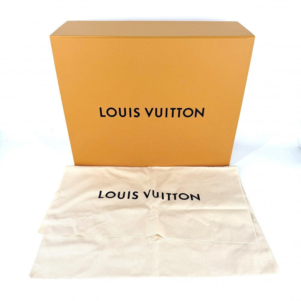 LOUIS VUITTON ルイヴィトン リュック LV フォール･コレクション クリストファーPM バッグパック M21373 トリヨンレザー グレー ブルー 青 シルバー金具 メンズ【中古品】