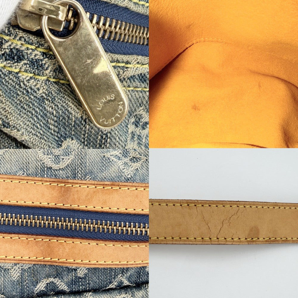 LOUIS VUITTON ルイヴィトン ショルダーバッグ モノグラムデニム バギーPM M95049 ブルー 青 ゴールド金具 レディース【中古品】