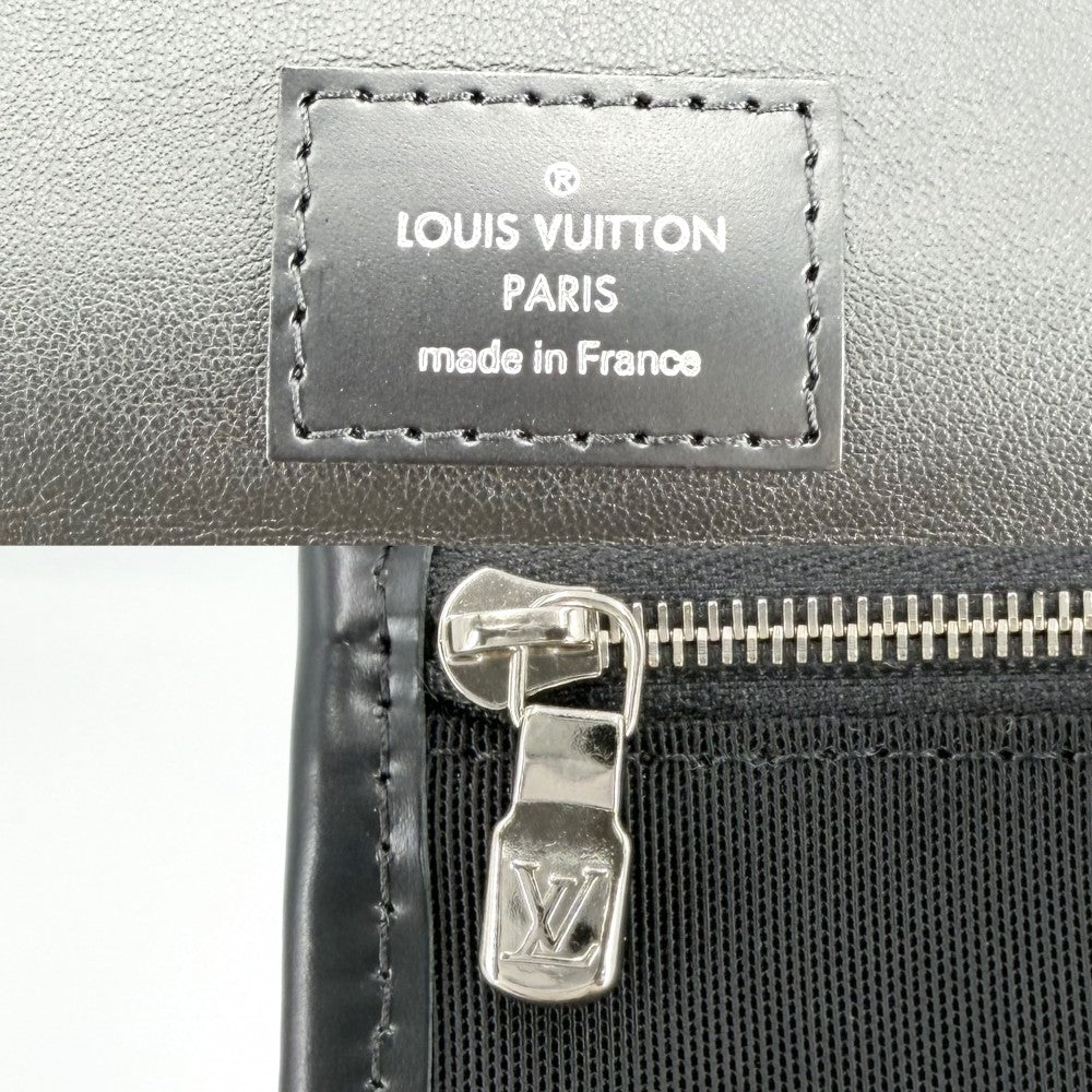 LOUIS VUITTON ルイヴィトン ポーチ ダミエグラフィット トゥルース･サスペンダブル トラベルポーチ N41419 ブラック 黒 シルバー金具 メンズ【中古品】